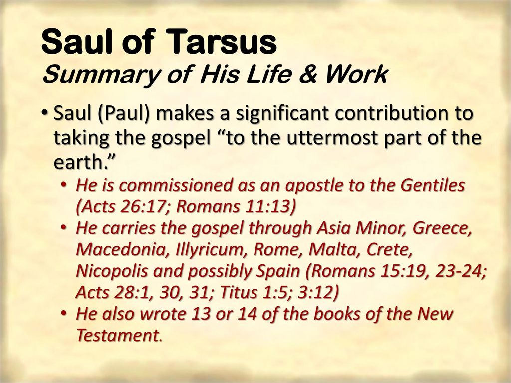 Paul of tarsus contribution essay